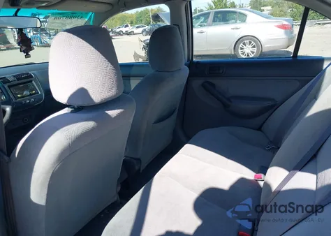 2001 Honda Civic Ex из США, поврежденный, VIN 1HGES26781L061940